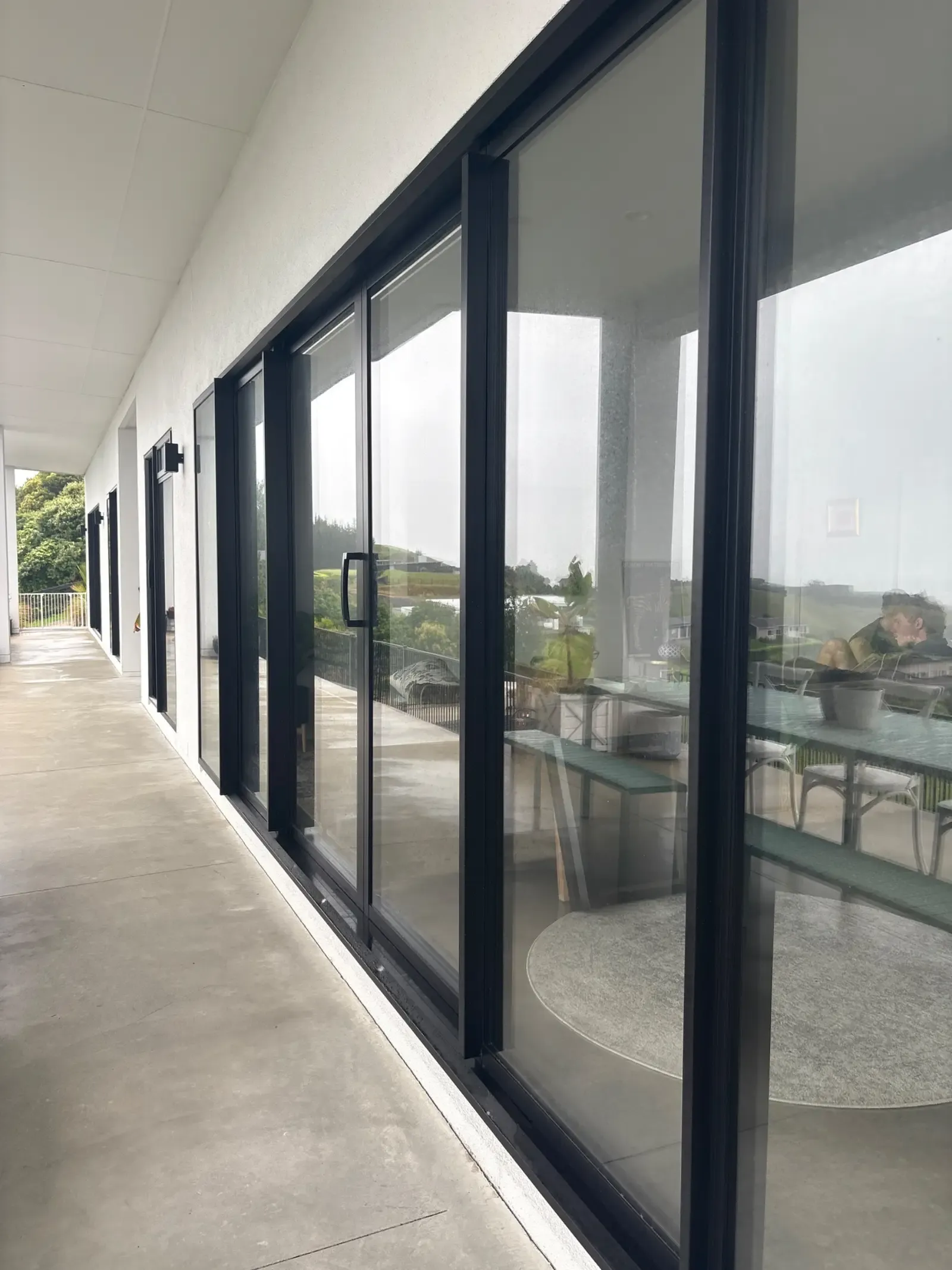 Before - Wall Screen sliding door